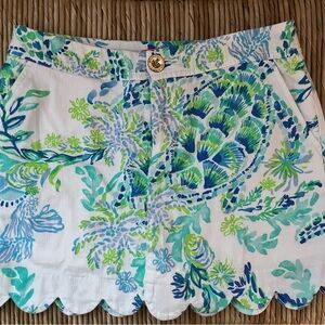 Lily Pulitzer Colette Mini Skort Skirt- Size 00